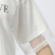 シューラルー(SHOO・LA・RUE/Cutie Blonde)の【洗える】一枚で旬コーデがつくれる チュールドッキングTシャツ4