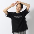 シューラルー(SHOO・LA・RUE/Cutie Blonde)の【洗える】一枚で旬コーデがつくれる チュールドッキングTシャツ ブラック(019)
