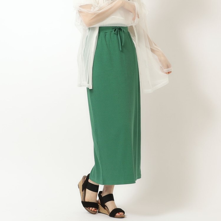 シューラルー(SHOO・LA・RUE/Cutie Blonde)のリブナロースカート マキシ・ロングスカート