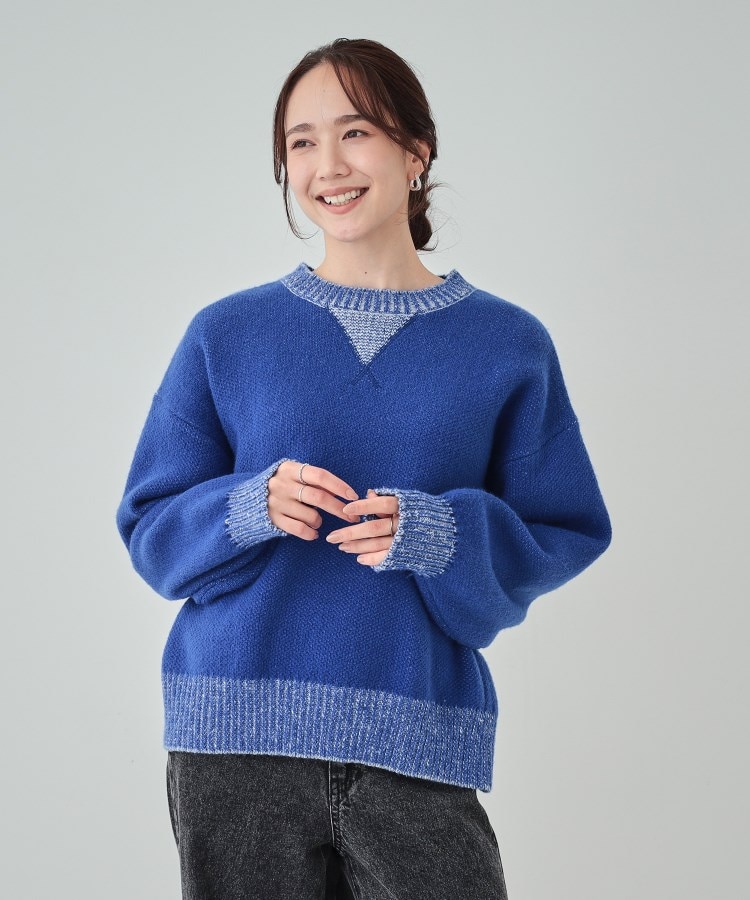 シューラルー(SHOO・LA・RUE/Cutie Blonde)の【S-LL】スウェットのように気軽に着られるニット13