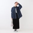 シューラルー(SHOO・LA・RUE/Cutie Blonde)の【洗える/S-LL】BIGポケット オーバーサイズデニムシャツ12