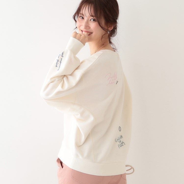 シューラルー(SHOO・LA・RUE/Cutie Blonde)の【洗える/S-LL】選べる6柄 ドルマンスウェット スウェット・トレーナー