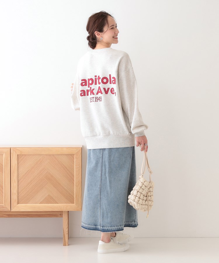シューラルー(SHOO・LA・RUE/Cutie Blonde)のオーバーサイズで抜け感をプラス バックプリントスウェット3