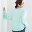 シューラルー(SHOO・LA・RUE/Cutie Blonde)の【S-LL】刺繍＆ジャカード 柄アソートニット サックスブルー(490)