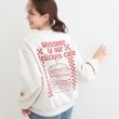シューラルー(SHOO・LA・RUE/Cutie Blonde)の【洗える/S-LL】選べる2柄 裏起毛スウェット【SHOO WARM】 ライトグレー(111)