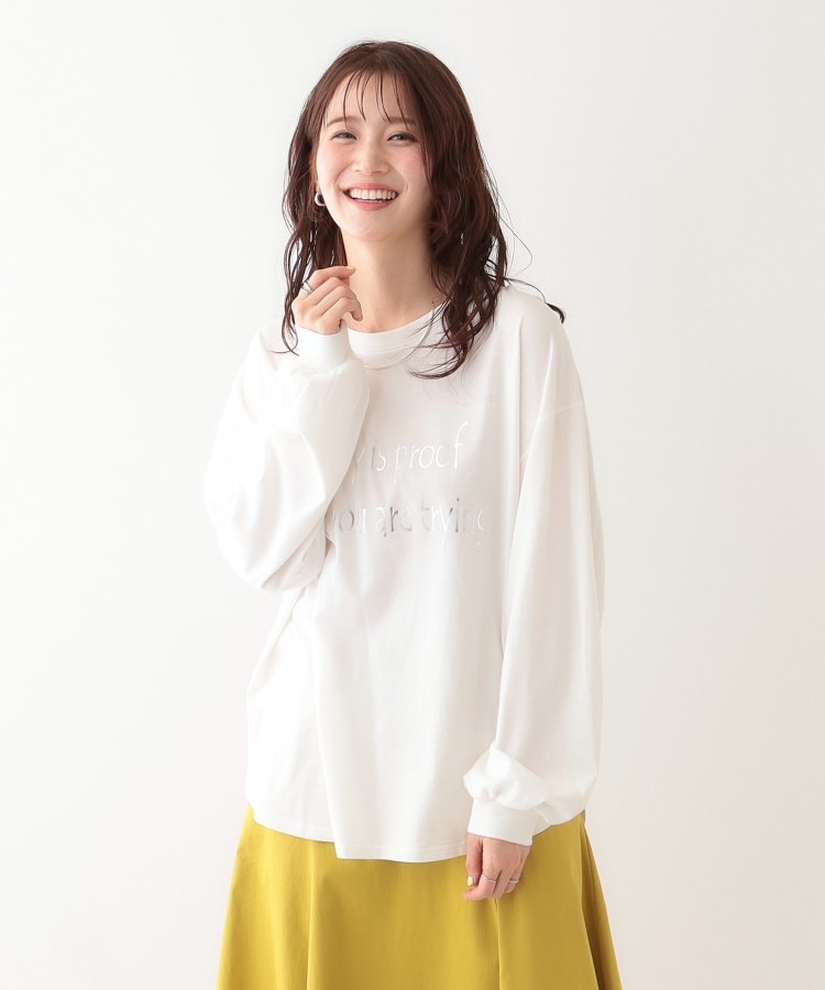 シューラルー(SHOO・LA・RUE/Cutie Blonde)の【洗える】1枚でもレイヤードでも 選べる5柄 BIGロンT2