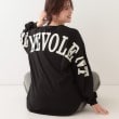 シューラルー(SHOO・LA・RUE/Cutie Blonde)の【洗える】1枚でもレイヤードでも 選べる5柄 BIGロンT ブラック(519)