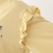 シューラルー(SHOO・LA・RUE/Cutie Blonde)の【S-LL/洗える】ショルダーフリルが目を惹く ロゴプリントロンT19