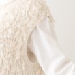 シューラルー(SHOO・LA・RUE/Cutie Blonde)のループヤーンがアクセント ニットZIPベスト13