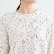 シューラルー(SHOO・LA・RUE/Cutie Blonde)の【前後2WAY/コンパクト丈】ぽこぽこ MIXニットカーディガン18