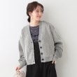 シューラルー(SHOO・LA・RUE/Cutie Blonde)の【着丈が選べる】スポンディッシュ配色畦カーディガン5
