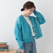 シューラルー(SHOO・LA・RUE/Cutie Blonde)の【着丈が選べる】スポンディッシュ配色畦カーディガン14