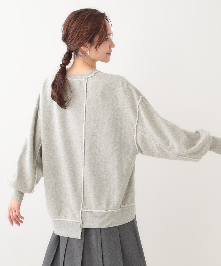 シューラルー(SHOO・LA・RUE/Cutie Blonde)の【リメイク風】つぎはぎ切替デザインスウェット2