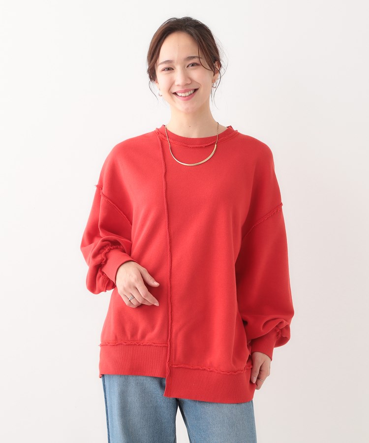 シューラルー(SHOO・LA・RUE/Cutie Blonde)の【リメイク風】つぎはぎ切替デザインスウェット9