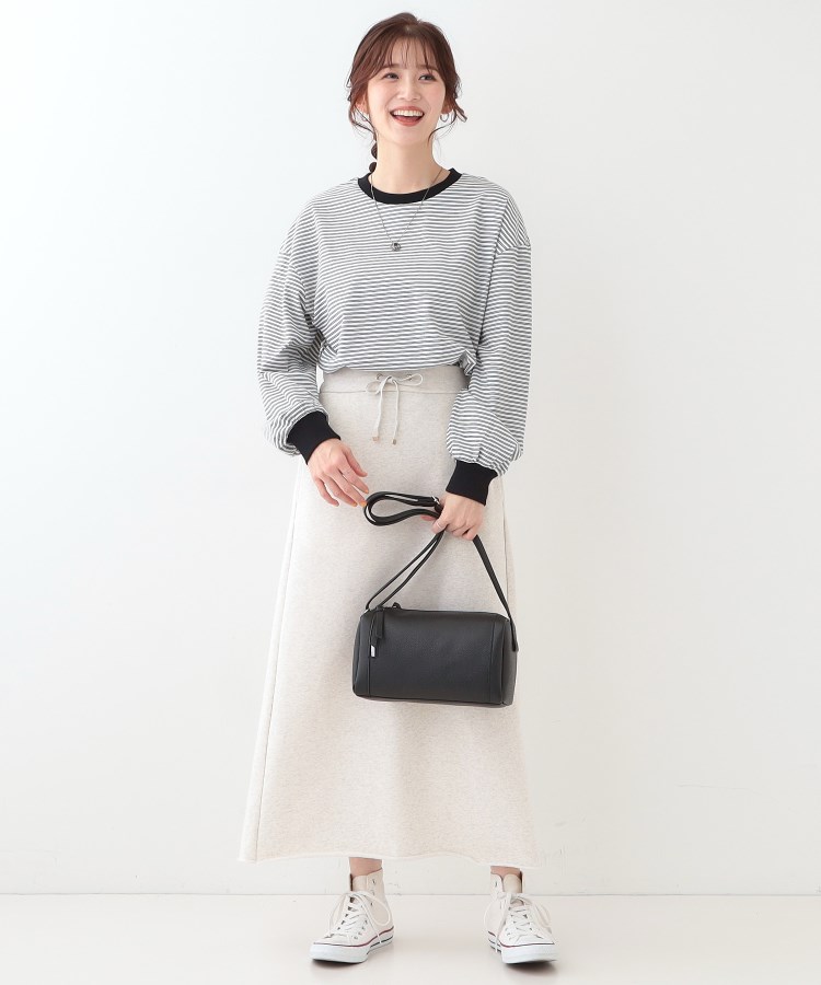 シューラルー(SHOO・LA・RUE/Cutie Blonde)の【洗える】ボーダーリブカットソー3