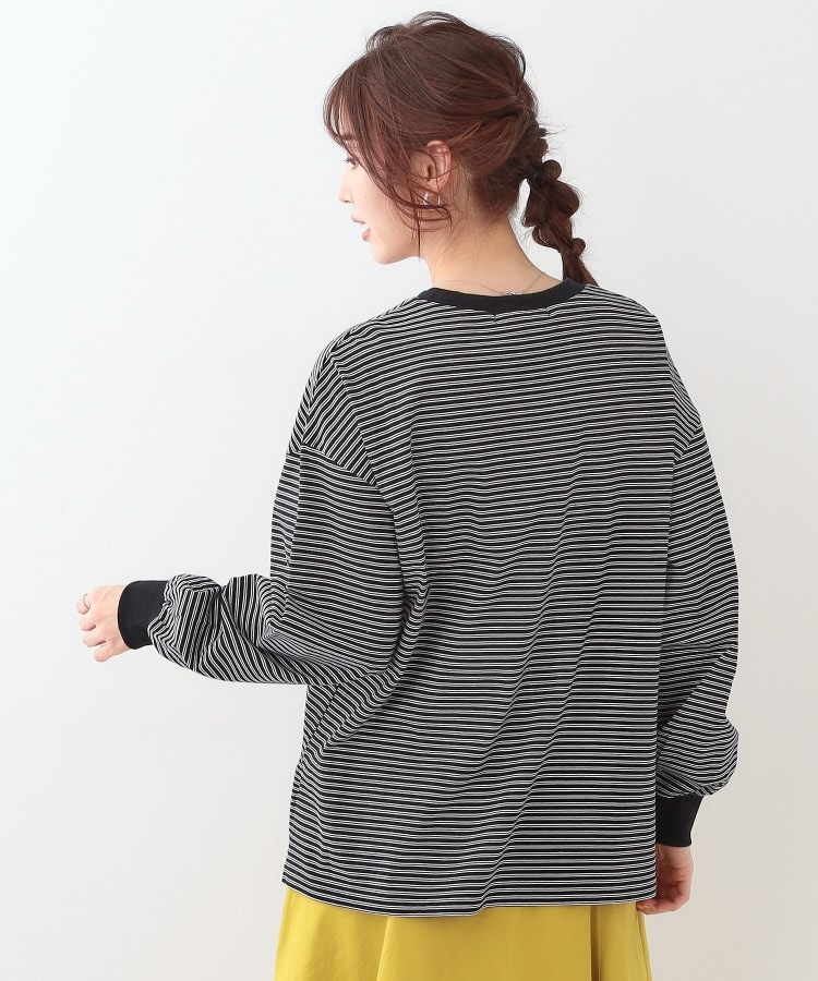 シューラルー(SHOO・LA・RUE/Cutie Blonde)の【洗える】ボーダーリブカットソー6