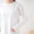 シューラルー(SHOO・LA・RUE/Cutie Blonde)の【S-LL/2枚セット】シアー感も楽しめる 光沢カノコ編み配色ニット+ロンT27