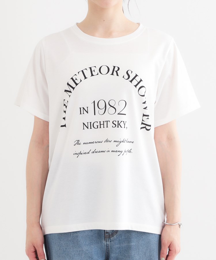シューラルー(SHOO・LA・RUE/Cutie Blonde)の【S-LL/2点セット】前後2WAYで着られるメッシュニット＋ロゴTシャツ35