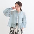 シューラルー(SHOO・LA・RUE/Cutie Blonde)のバンドカラーデザインシアーシャツ6