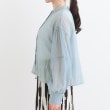 シューラルー(SHOO・LA・RUE/Cutie Blonde)のバンドカラーデザインシアーシャツ10