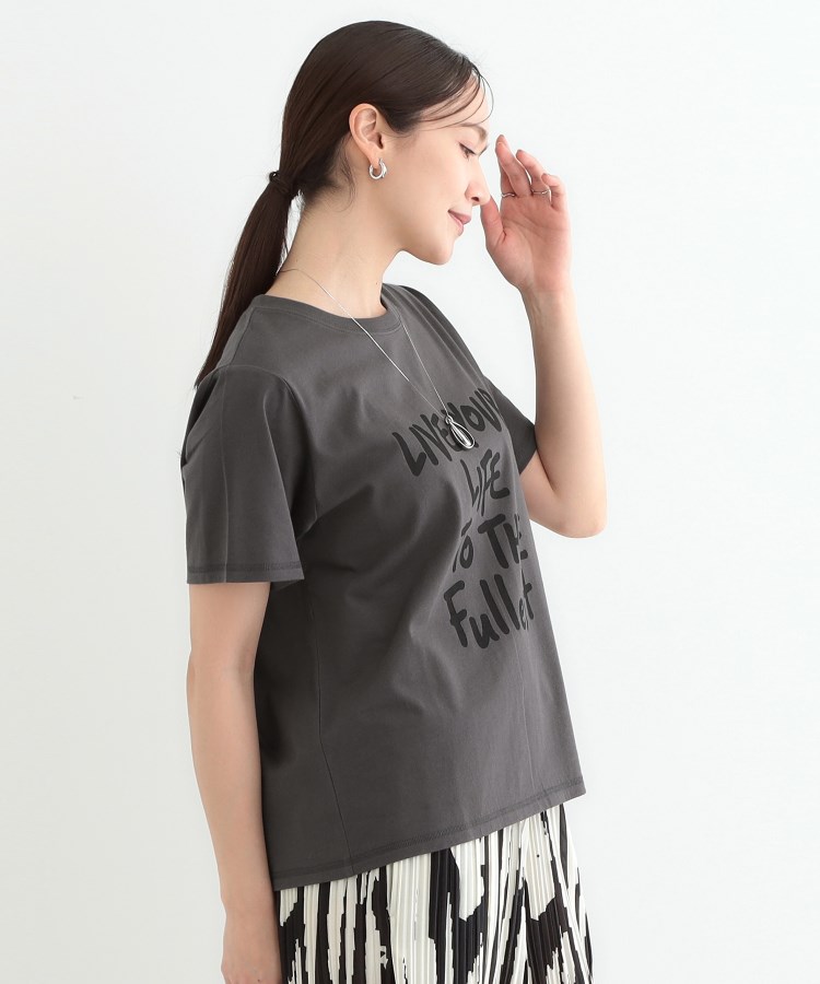 シューラルー(SHOO・LA・RUE/Cutie Blonde)の【洗える/S-LL】選べる4柄 プリントアソート ベーシックTシャツ2