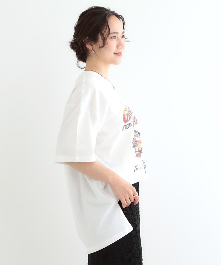シューラルー(SHOO・LA・RUE/Cutie Blonde)の【洗える/選べる3柄】BIGプリントゆるTシャツ10