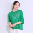 シューラルー(SHOO・LA・RUE/Cutie Blonde)の【S-LL】シアー感がこなれ見え お袖ゆったりロゴニット6