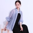 シューラルー(SHOO・LA・RUE/Cutie Blonde)の大人の上品なシアー感 オーガンジー シアーシャツ9