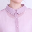 シューラルー(SHOO・LA・RUE/Cutie Blonde)の大人の上品なシアー感 オーガンジー シアーシャツ20