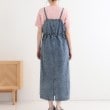 シューラルー(SHOO・LA・RUE/Cutie Blonde)の【S-LL/セットアップ可】ライトオンスデニム ZIPキャミワンピース11