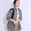 シューラルー(SHOO・LA・RUE/Cutie Blonde)の大人の抜け感コーデに シアーストライプ BIGシャツ チャコールグレー(313)