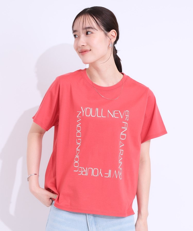 シューラルー(SHOO・LA・RUE/Cutie Blonde)の【洗える/S-LL】選べる3柄 ベーシックプリントTシャツ21
