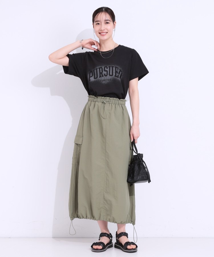 シューラルー(SHOO・LA・RUE/Cutie Blonde)の【洗える/S-LL】選べる3柄 ベーシックプリントTシャツ8