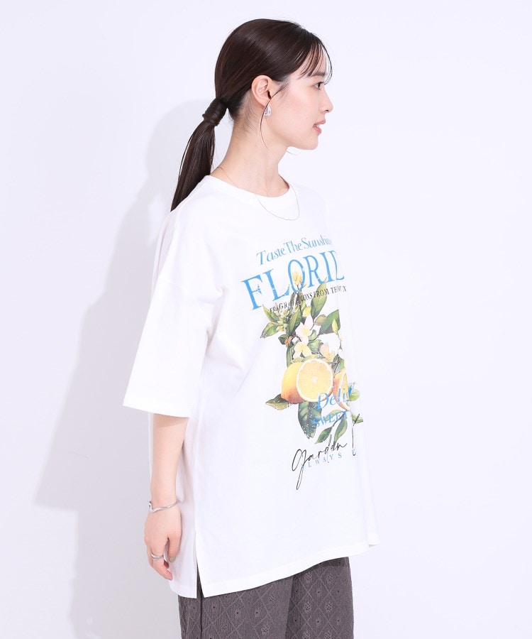 シューラルー(SHOO・LA・RUE/Cutie Blonde)の【洗える】ゆるシルエットが抜け感を演出 プリントBIG Tシャツ2