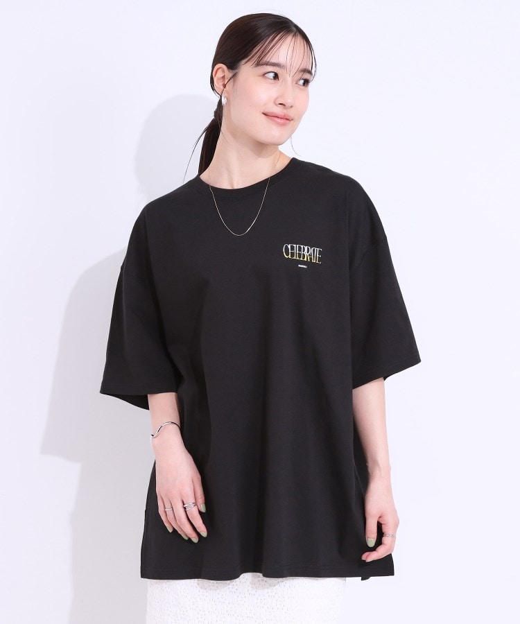 シューラルー(SHOO・LA・RUE/Cutie Blonde)の【洗える】ゆるシルエットが抜け感を演出 プリントBIG Tシャツ9