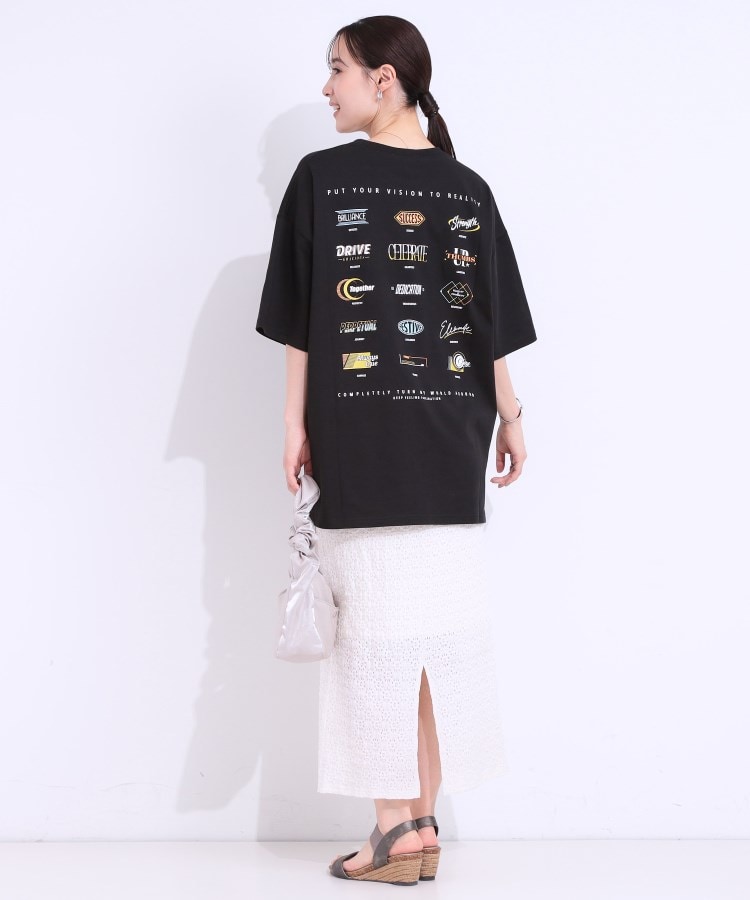 シューラルー(SHOO・LA・RUE/Cutie Blonde)の【洗える】ゆるシルエットが抜け感を演出 プリントBIG Tシャツ11