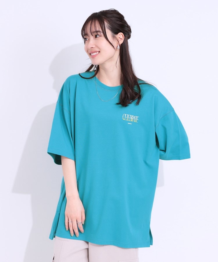 シューラルー(SHOO・LA・RUE/Cutie Blonde)の【洗える】ゆるシルエットが抜け感を演出 プリントBIG Tシャツ13