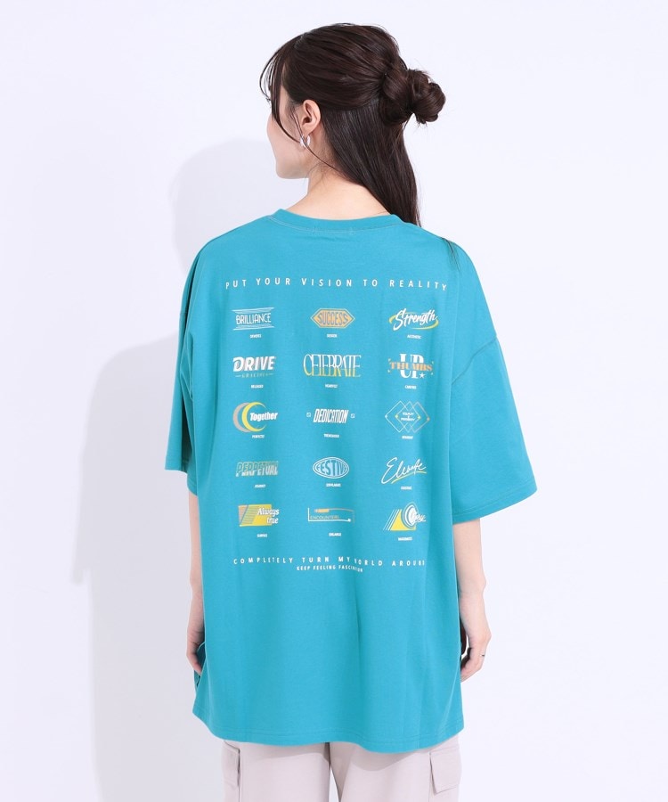 シューラルー(SHOO・LA・RUE/Cutie Blonde)の【洗える】ゆるシルエットが抜け感を演出 プリントBIG Tシャツ14