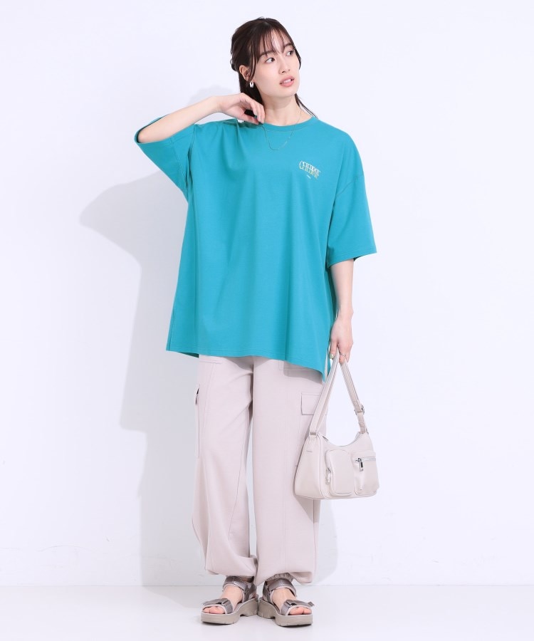 シューラルー(SHOO・LA・RUE/Cutie Blonde)の【洗える】ゆるシルエットが抜け感を演出 プリントBIG Tシャツ15