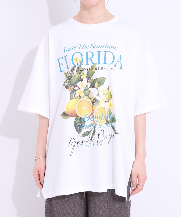 シューラルー(SHOO・LA・RUE/Cutie Blonde)の【洗える】ゆるシルエットが抜け感を演出 プリントBIG Tシャツ17