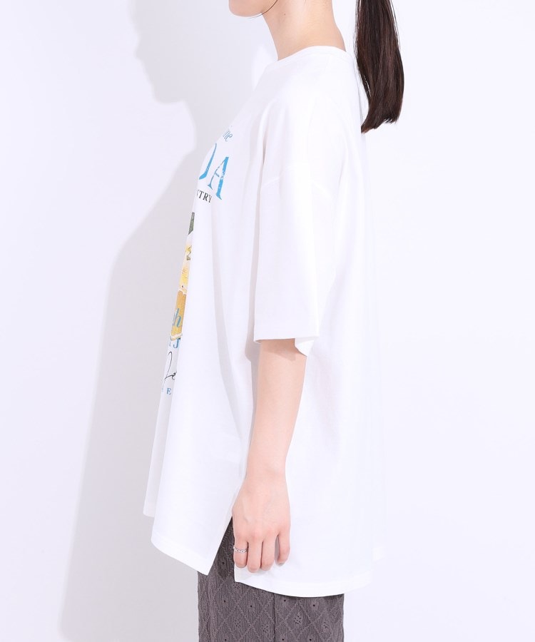 シューラルー(SHOO・LA・RUE/Cutie Blonde)の【洗える】ゆるシルエットが抜け感を演出 プリントBIG Tシャツ18