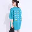 シューラルー(SHOO・LA・RUE/Cutie Blonde)の【洗える】ゆるシルエットが抜け感を演出 プリントBIG Tシャツ ブルー(292)