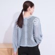 シューラルー(SHOO・LA・RUE/Cutie Blonde)の柄コード刺繍アソート メッシュ2WAYカーデ17