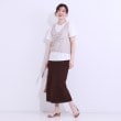 シューラルー(SHOO・LA・RUE/Cutie Blonde)の【S-LL】ウエストゴムで楽ちん カットリブナロースカート15
