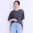 シューラルー(SHOO・LA・RUE/Cutie Blonde)の【洗える/S-LL】ゆるっとこなれ見え 総柄プリント シアーTシャツ9