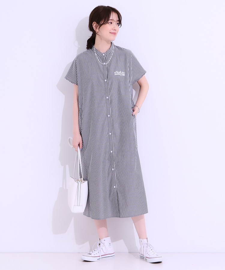 osharewalker ワンピース レディース 半袖 シャツワンピ