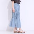 シューラルー(SHOO・LA・RUE/Cutie Blonde)の【S-LL】コーデが華やかに シャーリングデザインスカート10