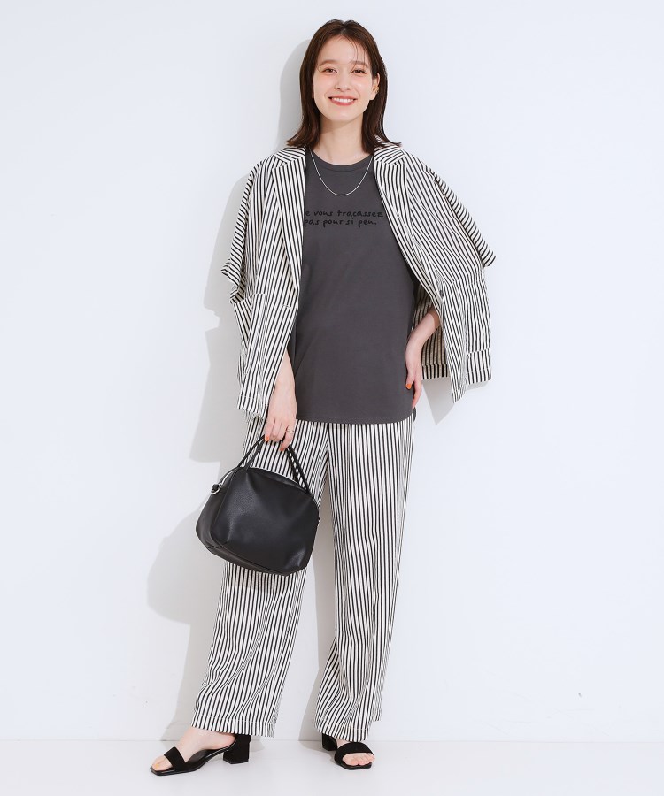 シューラルー(SHOO・LA・RUE/Cutie Blonde)の【ひんやり/汗染み軽減/UVカット】 ロゴプリントノースリーブTシャツ7