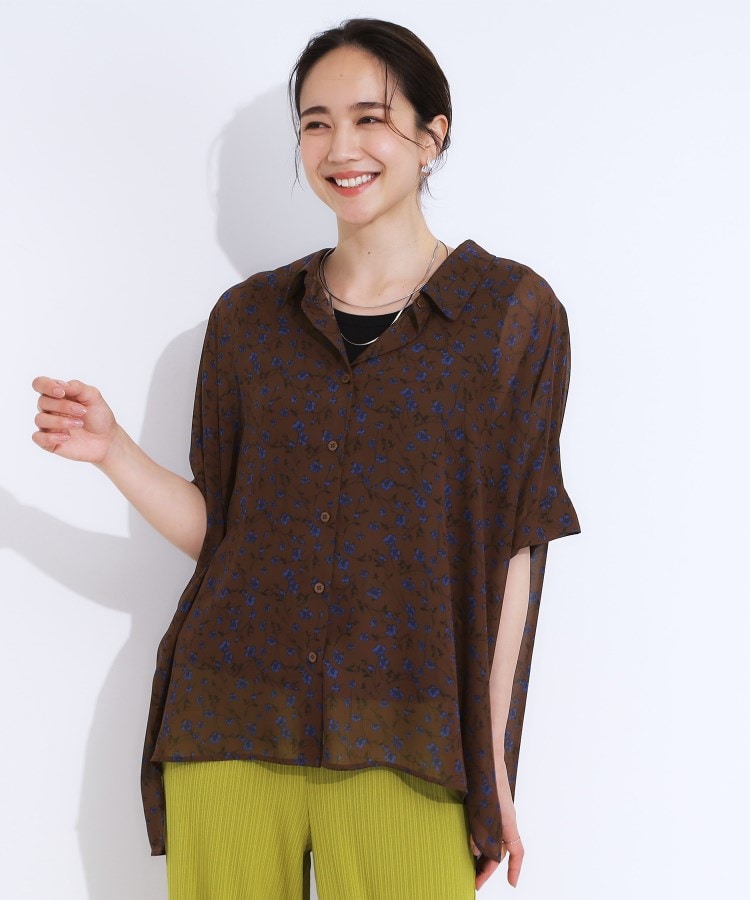 シューラルー(SHOO・LA・RUE/Cutie Blonde)の大人のシアー感 ゆるさらポンチョシャツ21