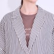 シューラルー(SHOO・LA・RUE/Cutie Blonde)の【セットアップ可能/接触冷感/吸水速乾】サッカーストライプ テーラードカラーシャツジャケット16